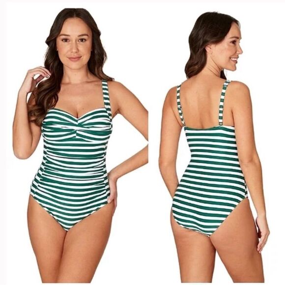 Nip tuck Green Joanne Tummy Control One Piece Swimsuit - Picture 10 of 10